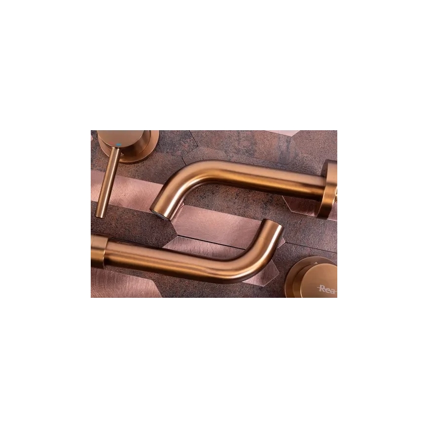 REA-B4600 - Waschtischarmatur für Unterputzmontage LUNGO, gebürstetes Kupfer
