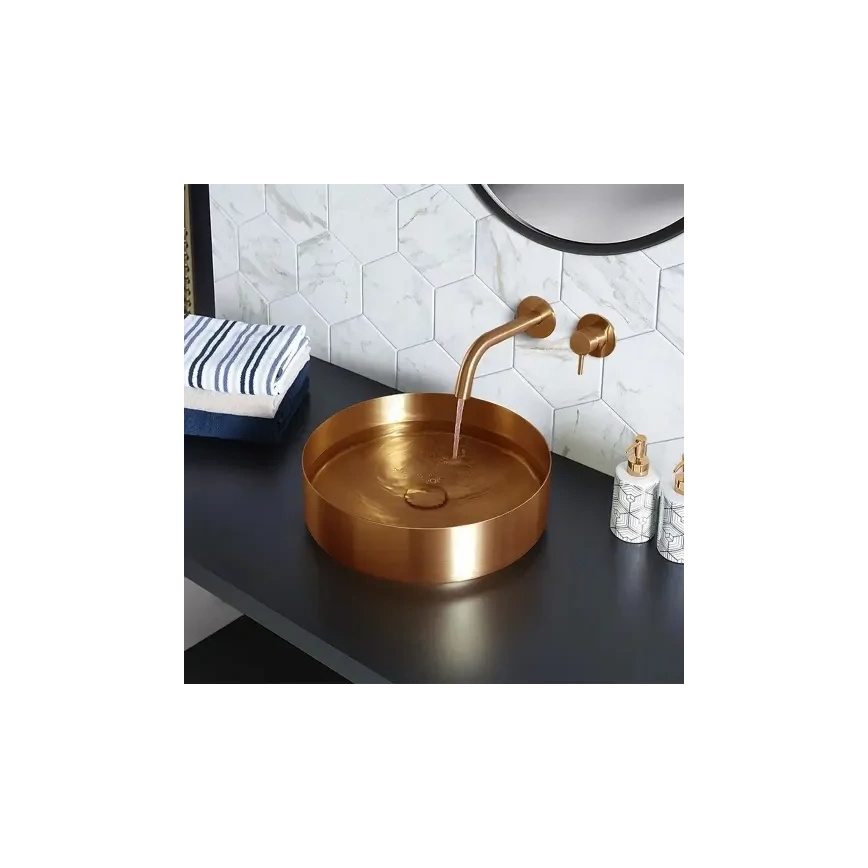 REA-B4600 - Waschtischarmatur für Unterputzmontage LUNGO, gebürstetes Kupfer