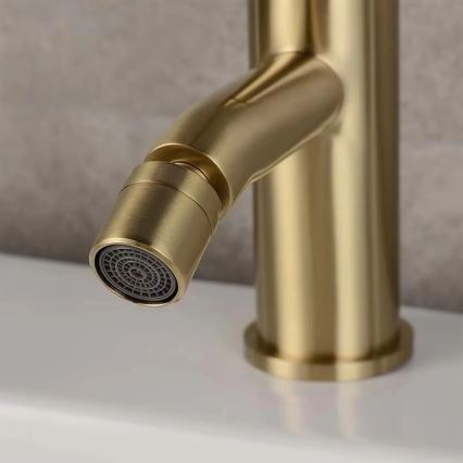REA-B4702 - Bidet-Armatur LUNGO 17 cm gebürstetes Gold