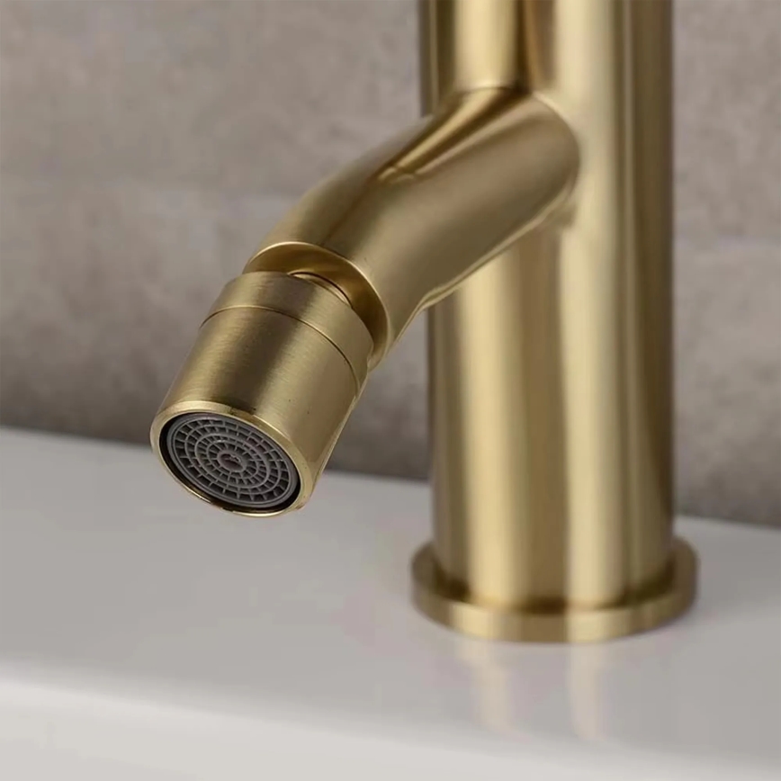 REA-B4702 - Bidet-Armatur LUNGO 17 cm gebürstetes Gold