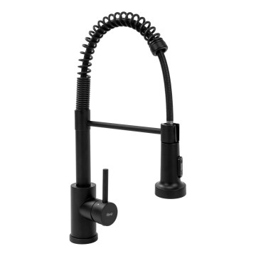 REA-B4820 - Küchenarmatur COLIN mit ausziehbarer Brause, 42,5 cm, schwarz