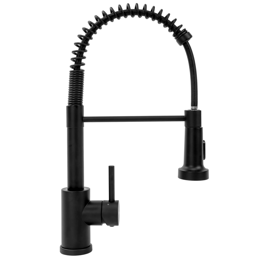 REA-B4820 - Küchenarmatur COLIN mit ausziehbarer Brause, 42,5 cm, schwarz