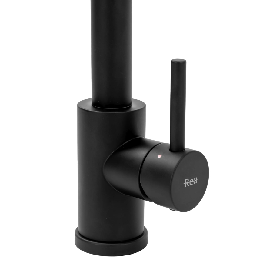 REA-B4820 - Küchenarmatur COLIN mit ausziehbarer Brause, 42,5 cm, schwarz