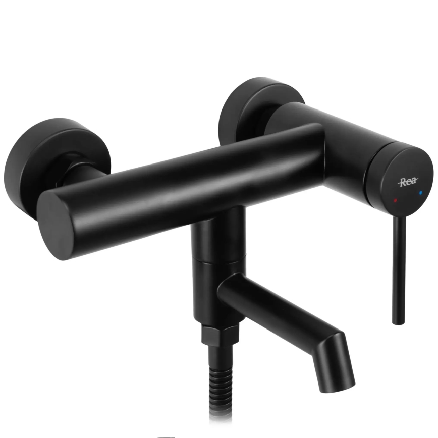 REA-B5099 - Badewannen-Set FOSS mattschwarz
