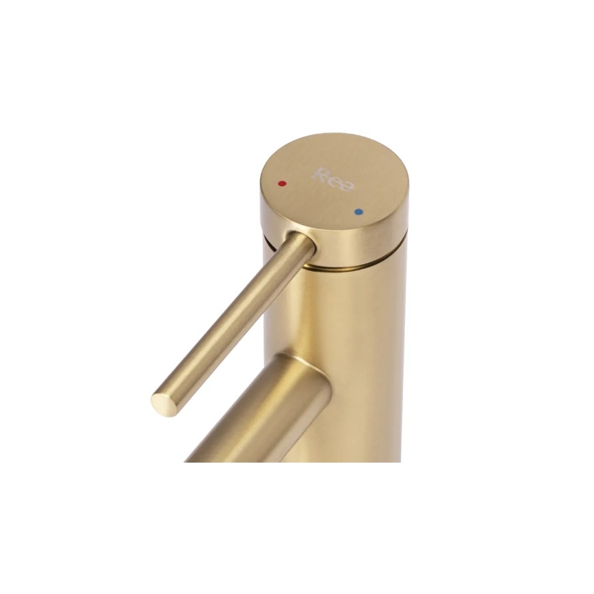 REA-B5316 - Waschbeckenarmatur FOSS 20,5 cm, gebürstetes Gold