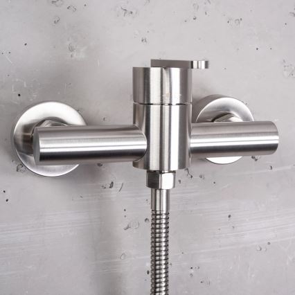 REA-B5502 - Duschset mit ONTARIO-Armatur, Nickel