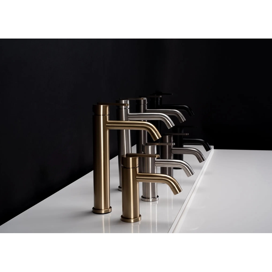 REA-B5505 - Waschtischarmatur ONTARIO 17,5 cm gebürstetes Gold