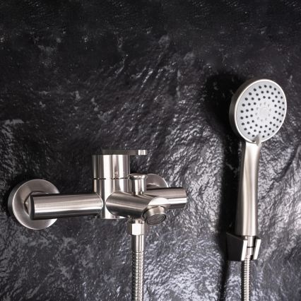 REA-B5514 - Badewannen-Set ONTARIO gebürsteter Edelstahl
