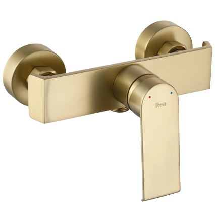 REA-B6403 - Duschset mit HASS‑Mischbatterie, gebürstetes Gold