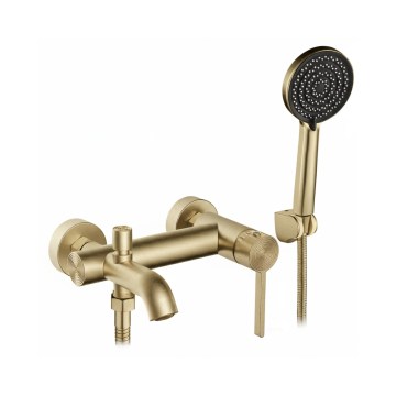 REA-B6445 - Badewannen-Set FOSTER gebürstetes Gold