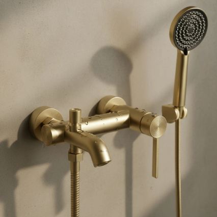 REA-B6445 - Badewannen-Set FOSTER gebürstetes Gold