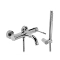 REA-B6447 - Badewannen-Set LUNGO DIAMOND glänzender Chrom