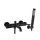 REA-B6634 - Badewannenset LUNGO matt schwarz
