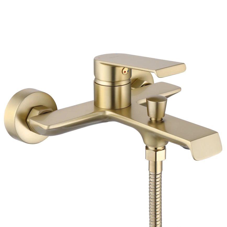 REA-B7100 - Wannenarmatur-Set HASS in gebürstetem Gold