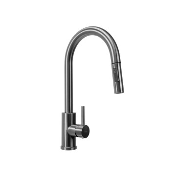 REA-B7437 - Spültischarmatur mit ausziehbarer Brause FRESH 45 cm Titan