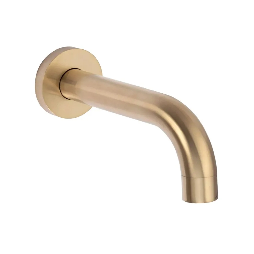 REA-B7503 - Wannen-Set LUNGO mit Unterputz-Armatur, gebürstetes Gold