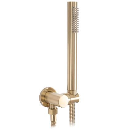 REA-B7503 - Wannen-Set LUNGO mit Unterputz-Armatur, gebürstetes Gold