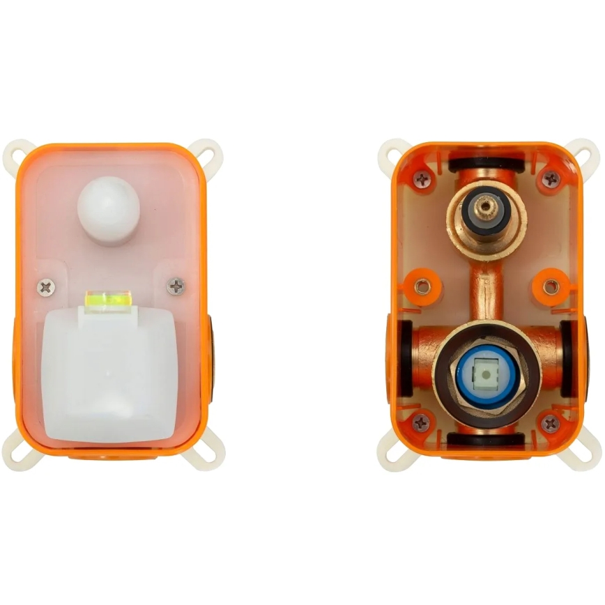 REA-B7503 - Wannen-Set LUNGO mit Unterputz-Armatur, gebürstetes Gold