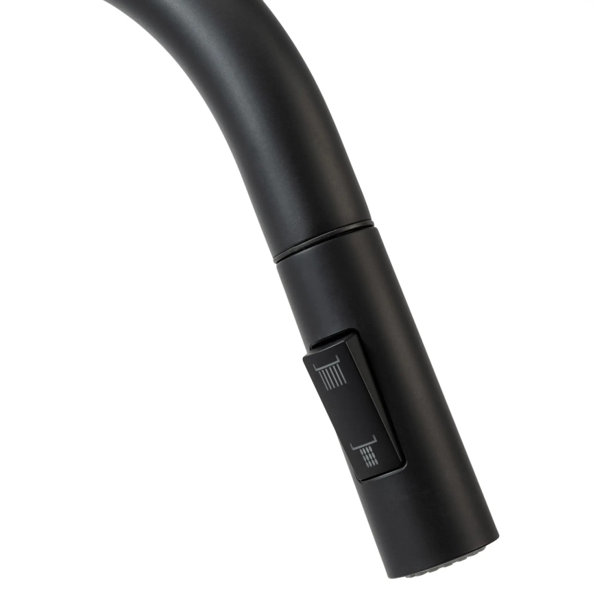 REA-B7564 - Spültischarmatur mit ausziehbarem Brausekopf und integrierter Filterfunktion ECO FRESH 37,5 cm matt schwarz