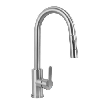 REA-B7573 - Spültischarmatur mit ausziehbarer Brause ONTARIO 38 cm, Nickel