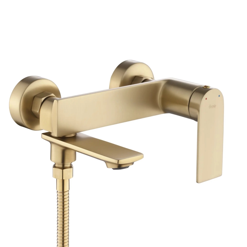 REA-B7963 - Badewannenset STORM, gebürstetes Gold