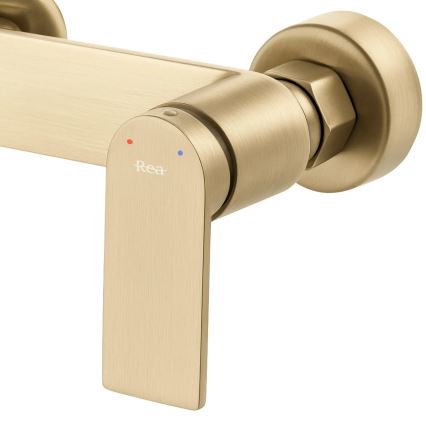 REA-B7963 - Badewannenset STORM, gebürstetes Gold