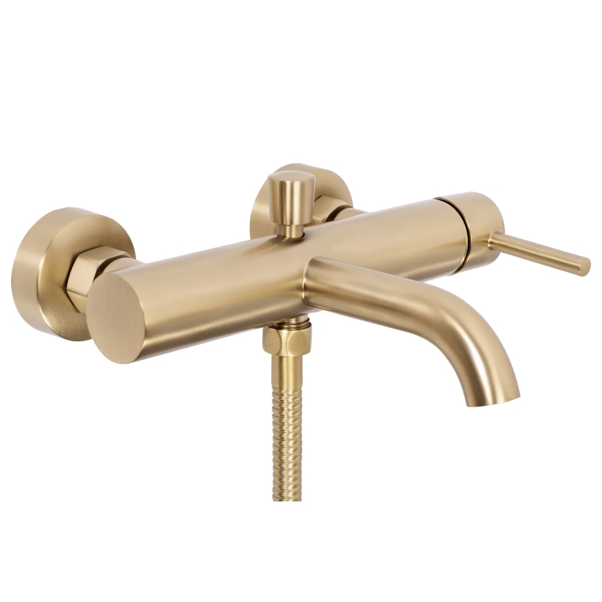 REA-B8010 - Badewannen-Set LUNGO, gebürstetes Gold