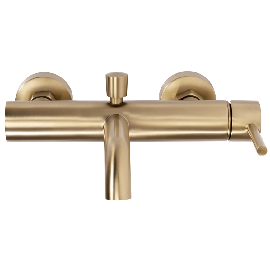 REA-B8010 - Badewannen-Set LUNGO, gebürstetes Gold