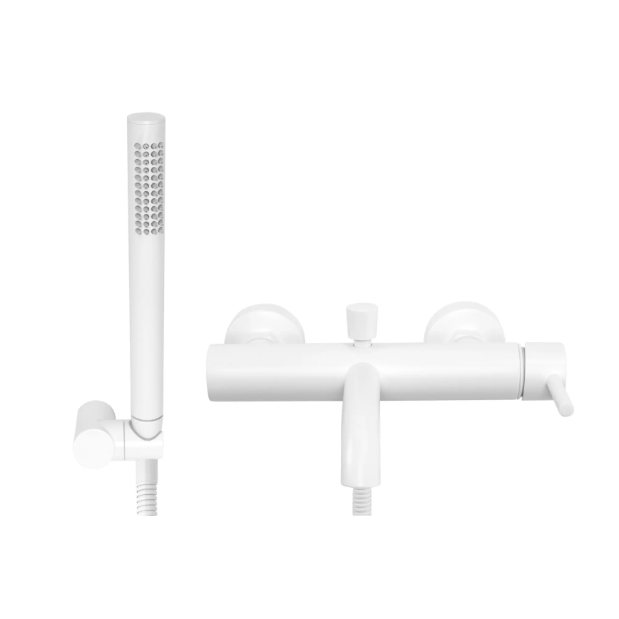 REA-B8030 - Badewannen-Set LUNGO mattweiß