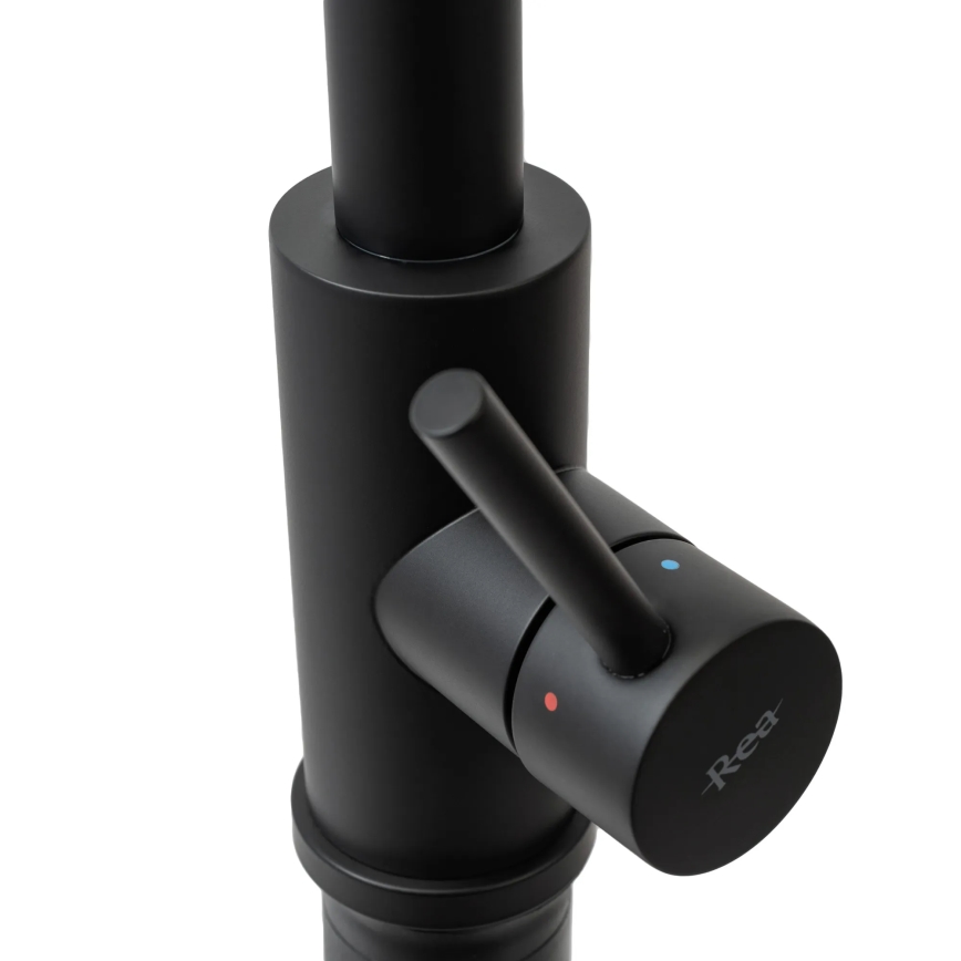 REA-B9147 - Küchenarmatur FRESH mit ausziehbarer Brause 39,5 cm matt schwarz