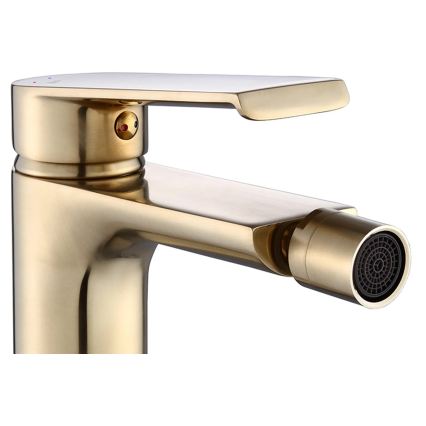 REA-B9970 - Bidetarmatur HASS 14,5 cm, gebürstetes Gold