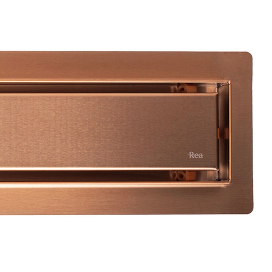 REA-G4800 - Ablaufrinne NEOX PRO 60 cm, gebürstetes Kupfer