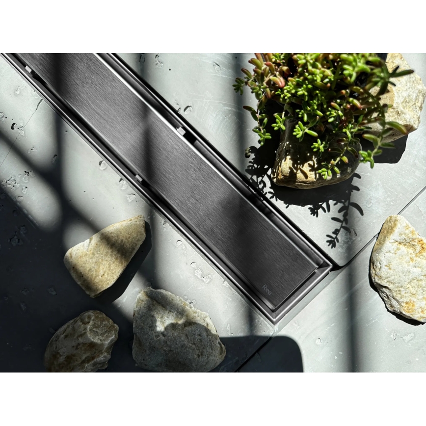 REA-G5811 - Entwässerungsrinne NEOX PRO 100 cm Nickel