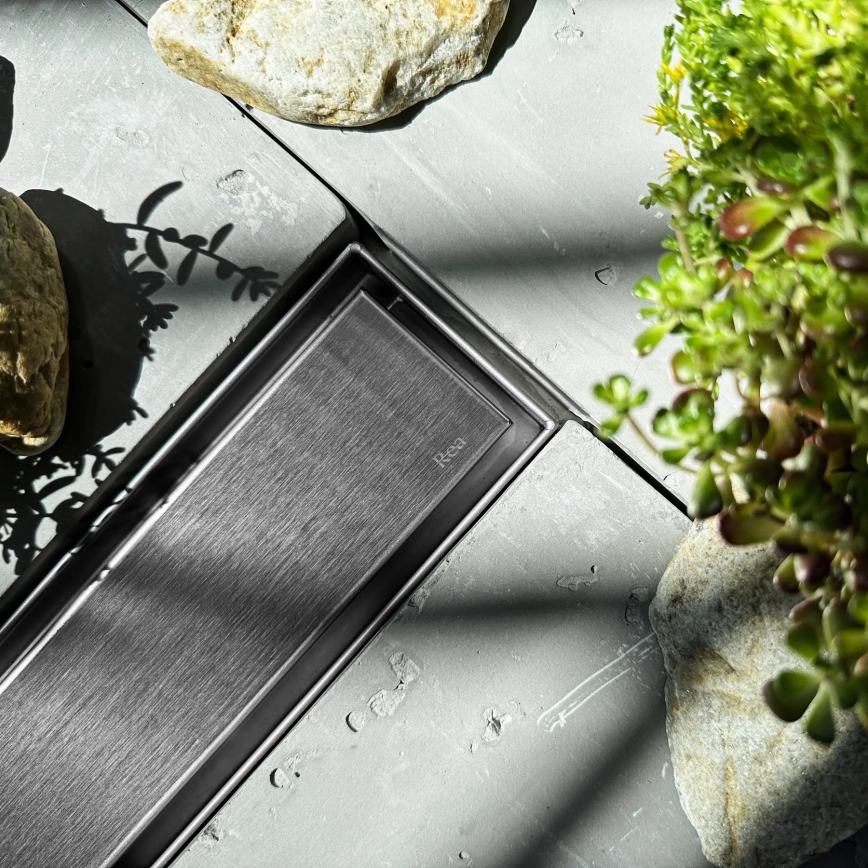 REA-G5811 - Entwässerungsrinne NEOX PRO 100 cm Nickel