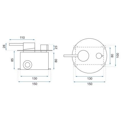 REA-P4100 - Duschset mit Unterputzarmatur LUNGO schwarz