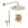 REA-P4110 - Duschset mit Unterputzarmatur LUNGO in Gold