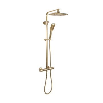 REA-P5004 - Duschset mit Thermostatarmatur TOM in gebürstetem Gold