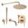 REA-P6609 - Duschset mit Unterputz-Armatur LUNGO, gebürstetes Gold