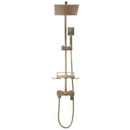 REA-P7050 - Duschset mit Armatur JACK, gebürstetes Gold