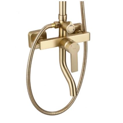 REA-P7841 - Duschset mit Armatur ARGUS in gebürstetem Gold