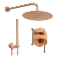 REA-P8809 - Duschset mit Unterputz-Armatur LUNGO gebürstetes Kupfer