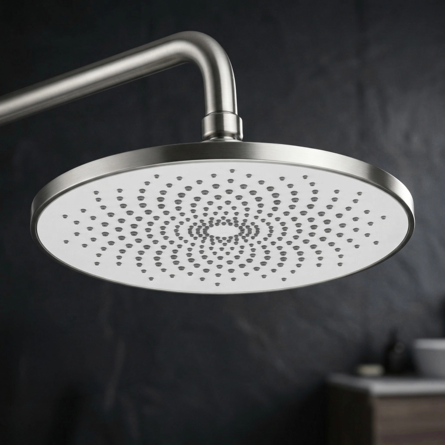 REA-P9498 - Duschset mit RIVO-Armatur in gebürstetem Stahl