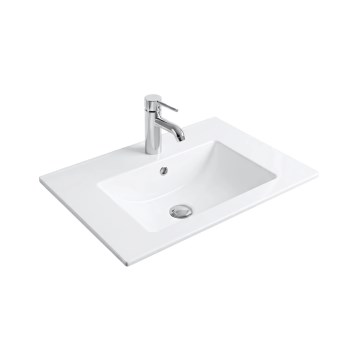 REA-U0786 - Einbau-Waschbecken DAFNE 47x62 cm Keramik/glänzend weiß