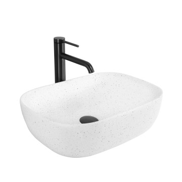 REA-U4001 - Aufsatzwaschbecken BELINDA 33,5x46,5 cm Keramik/mattweiß
