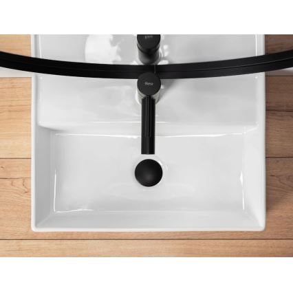 REA-U5000 - Aufsatzwaschbecken VALERIA 35,5x50,5 cm Keramik/glänzend weiß