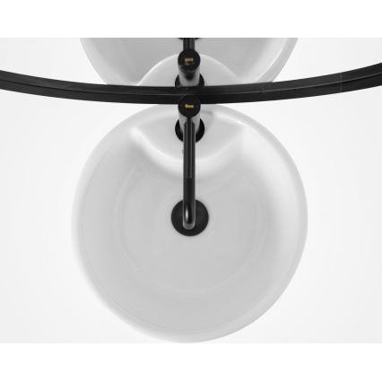 REA-U5635 - Freistehendes Waschbecken BLANKA 85 x 40 cm, Keramik / Hochglanzweiß