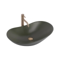 REA-U6372 - Aufsatzwaschbecken ROYAL 35,5x61,5 cm Keramik/Olivgrün