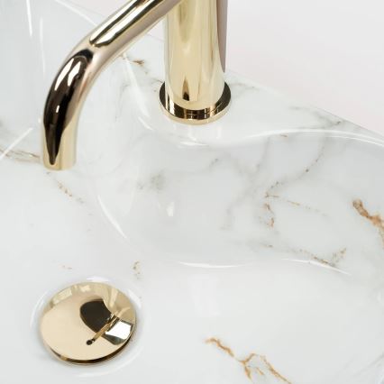 REA-U6504 - Aufsatzwaschbecken KELLY MINI 31x41 cm Keramik/Steinoptik