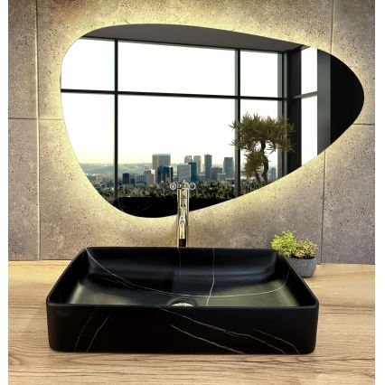 REA-U6510 - Aufsatzwaschbecken DENIS 35x61,5 cm Keramik/matt-schwarz