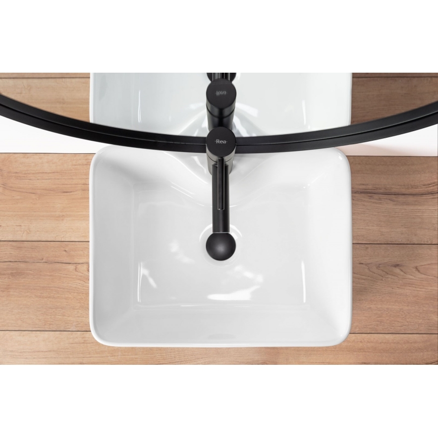 REA-U6524 - Aufsatzwaschbecken KELLY 38x49 cm Keramik/glänzend weiß